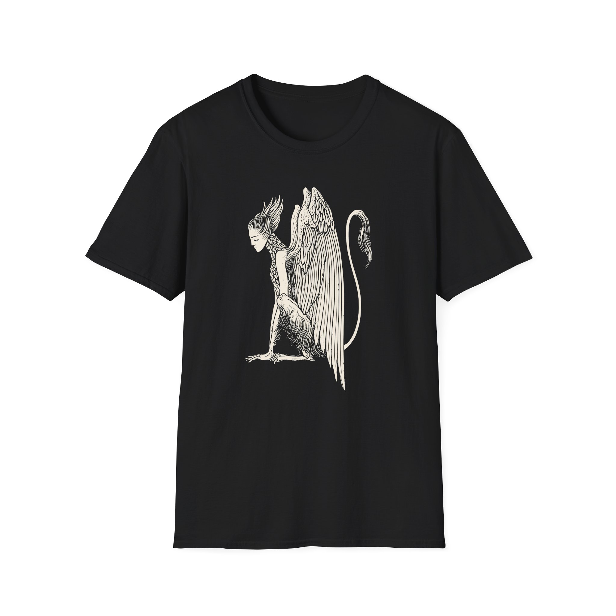 Alcest Spiritual Instinct Back Logo Unisex Softstyle T-Shirt