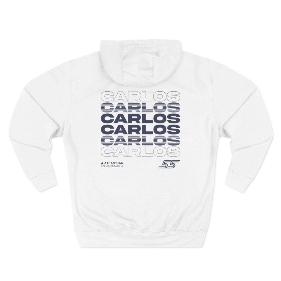 Carlos Sainz Atlassian Williams Racing Three-Panel Fleece Hoodie