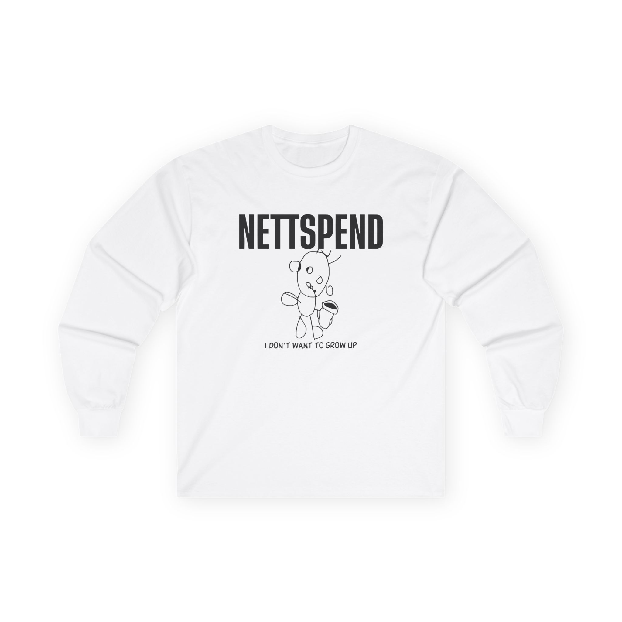Nettspend I Dont Want to Grow Up Unisex Ultra Cotton Long Sleeve Tee