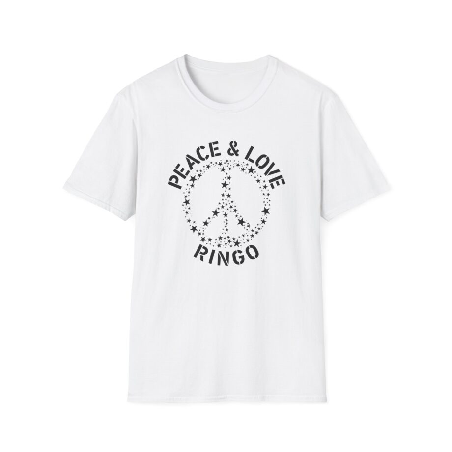 Ringo Starr Peace & Love Unisex Softstyle T-Shirt