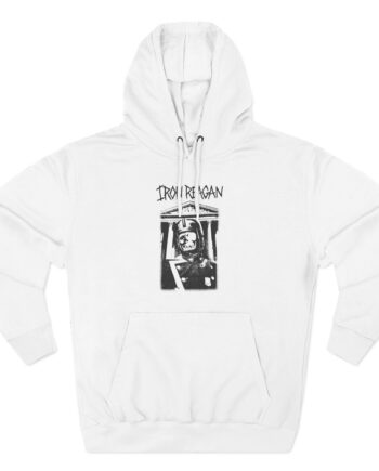 Iron Reagan Rewind Black Ink Three-Panel Fleece Hoodie