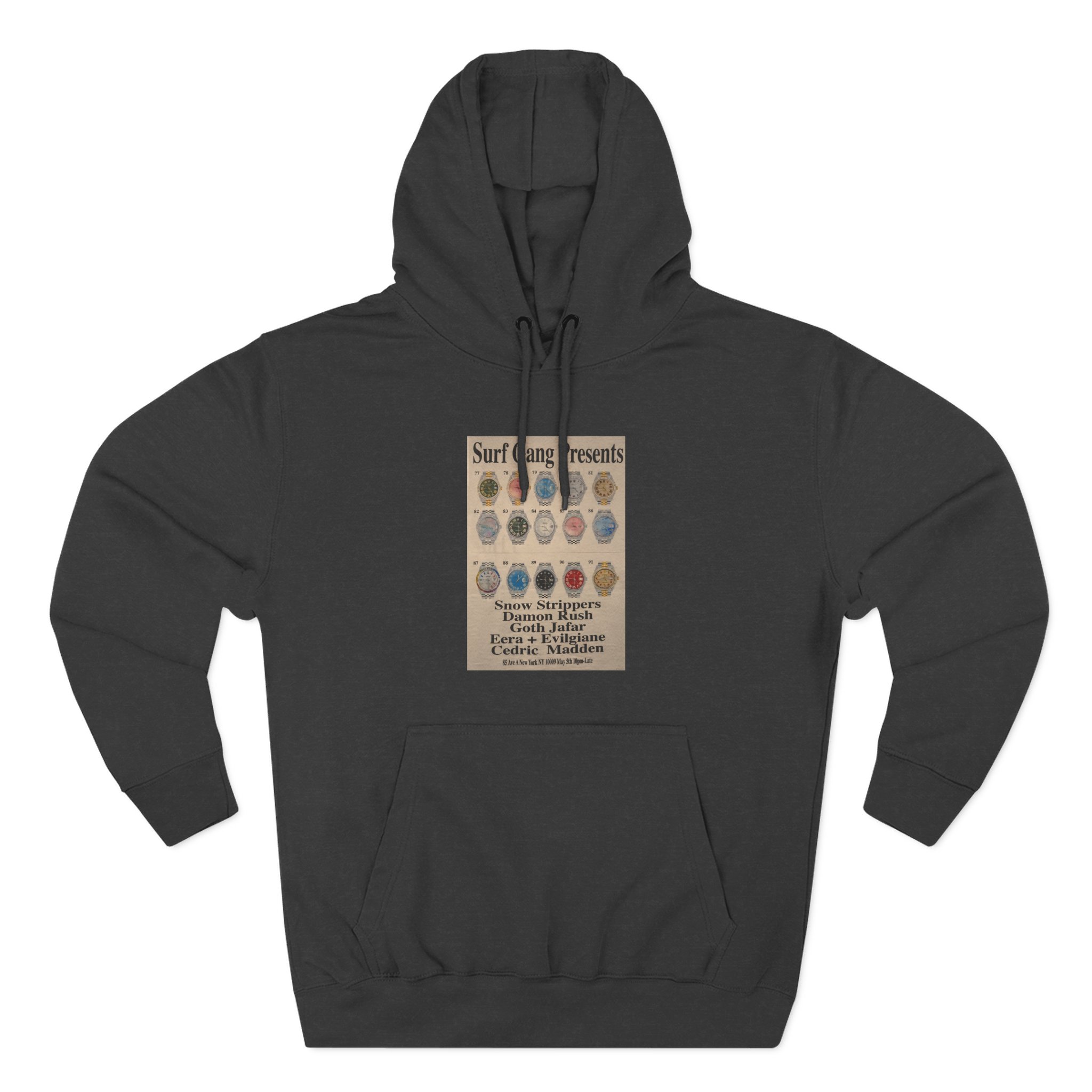 Surf Gang Three-Panel Fleece Hoodie