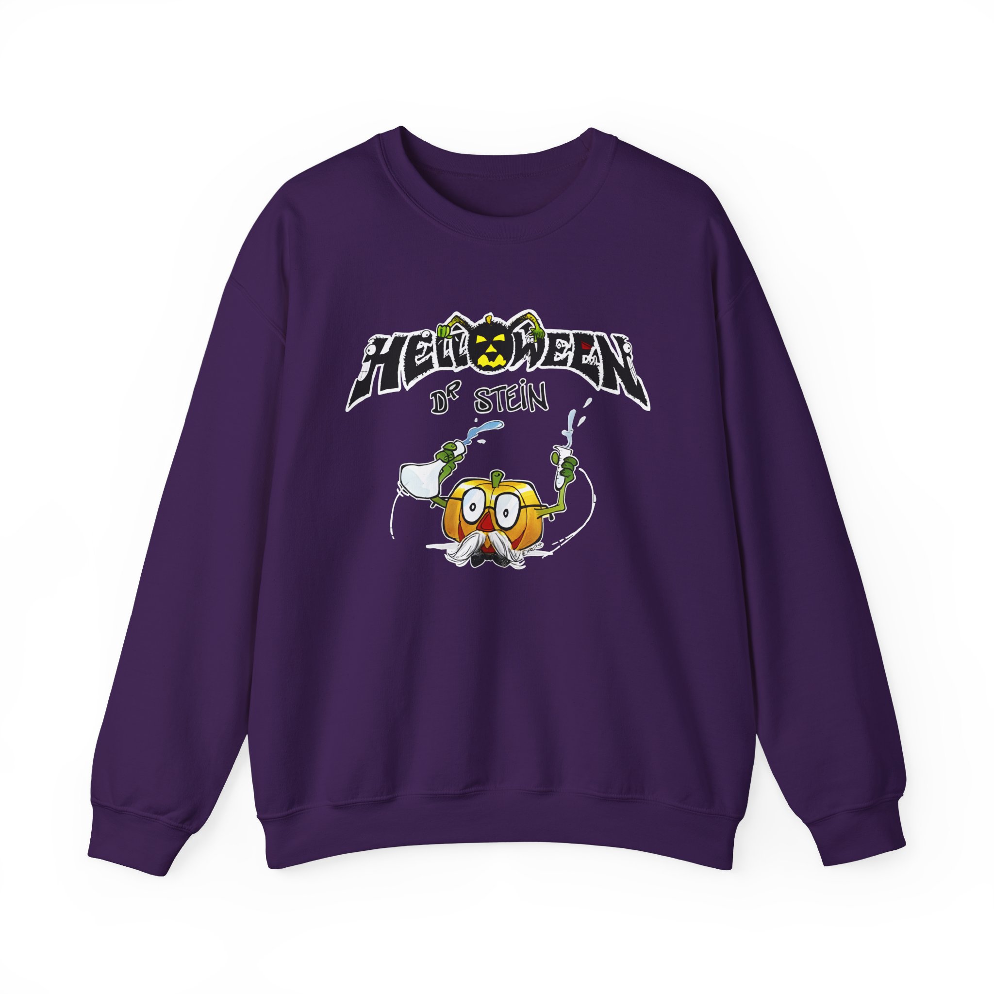 Helloween Dr. Stein Zipper Unisex Heavy Blendâ„¢ Crewneck Sweatshirt