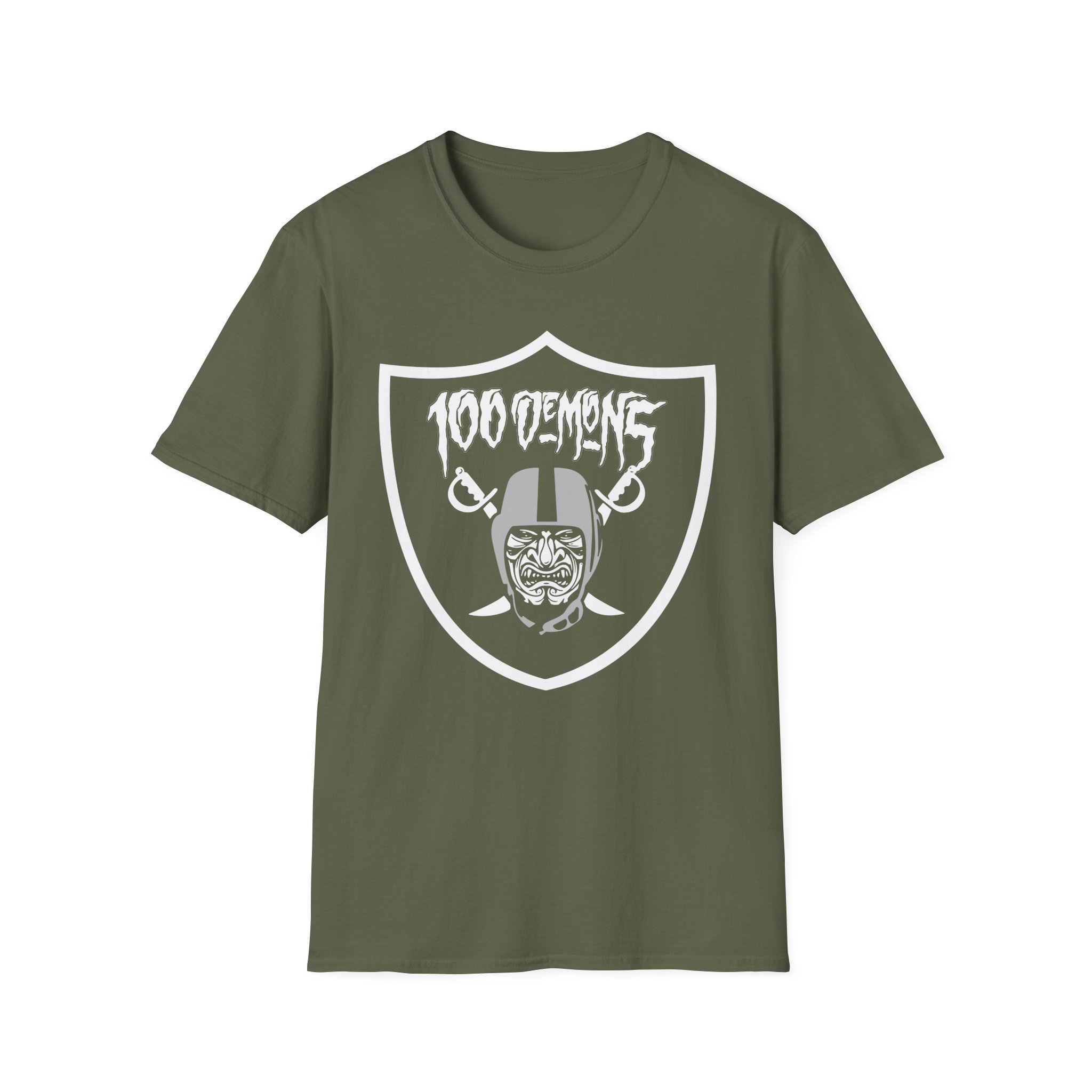 100 Demons Brass City Unisex Softstyle T-Shirt