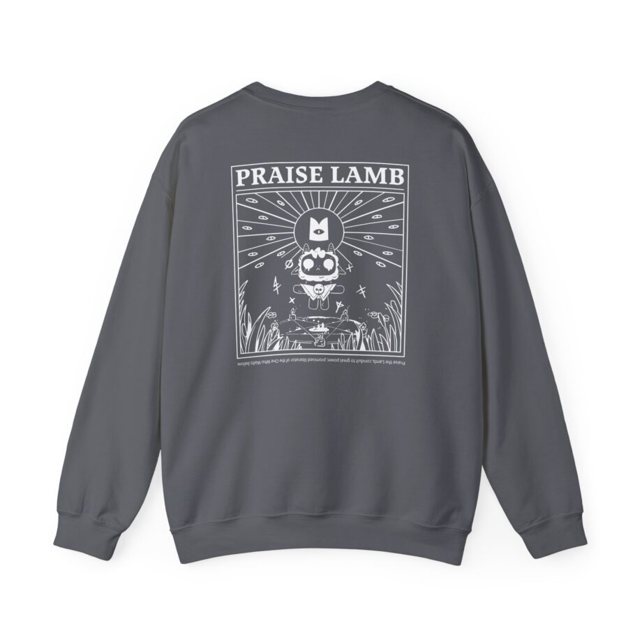 Cult of the Lamb Praise Lamb Unisex Heavy Blend™ Crewneck Sweatshirt