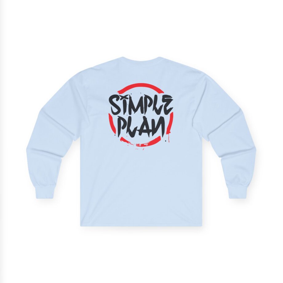 Simple Plan Circle Splat Unisex Ultra Cotton Long Sleeve Tee