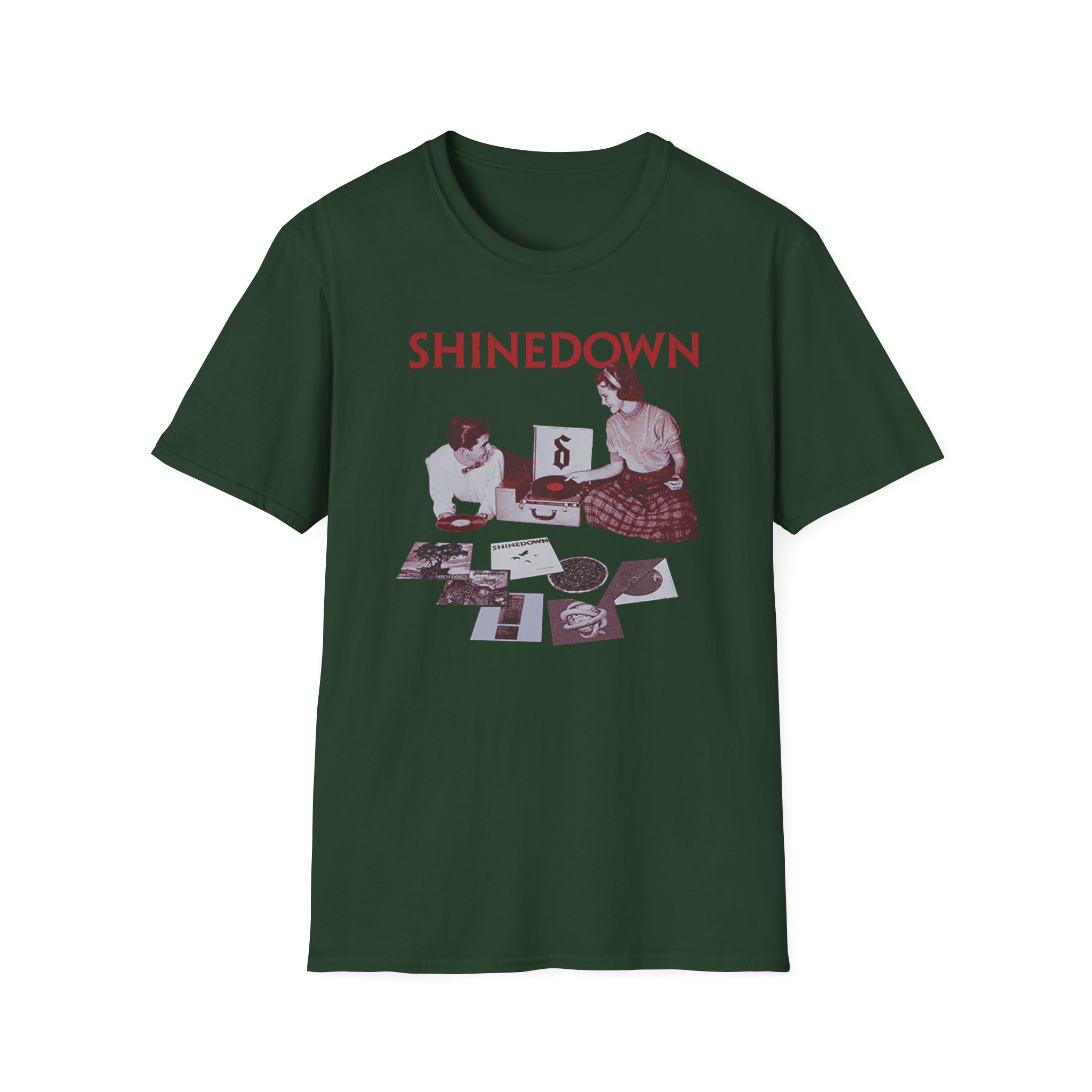 Shinedown Discography Unisex Softstyle T-Shirt