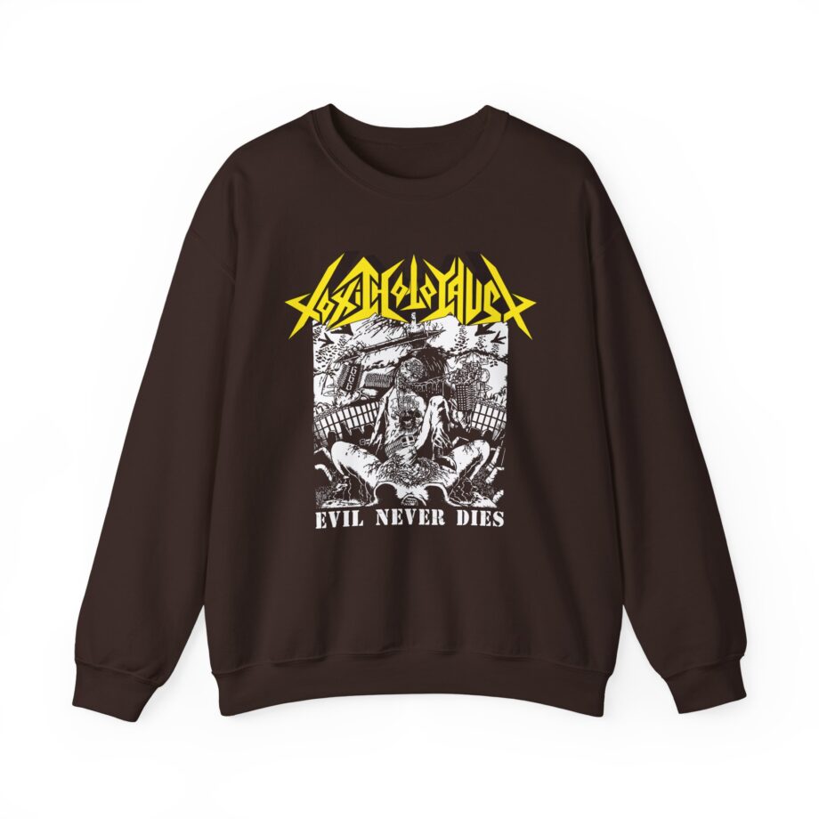 Toxic Holocaust Evil Never Dies Unisex Heavy Blend™ Crewneck Sweatshirt