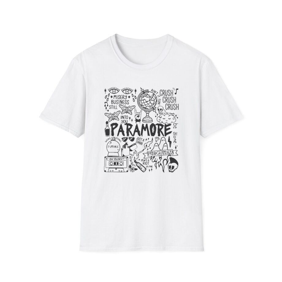 Hayley Willians Camiseta Paramore Emo Rock Unisex Softstyle T-Shirt