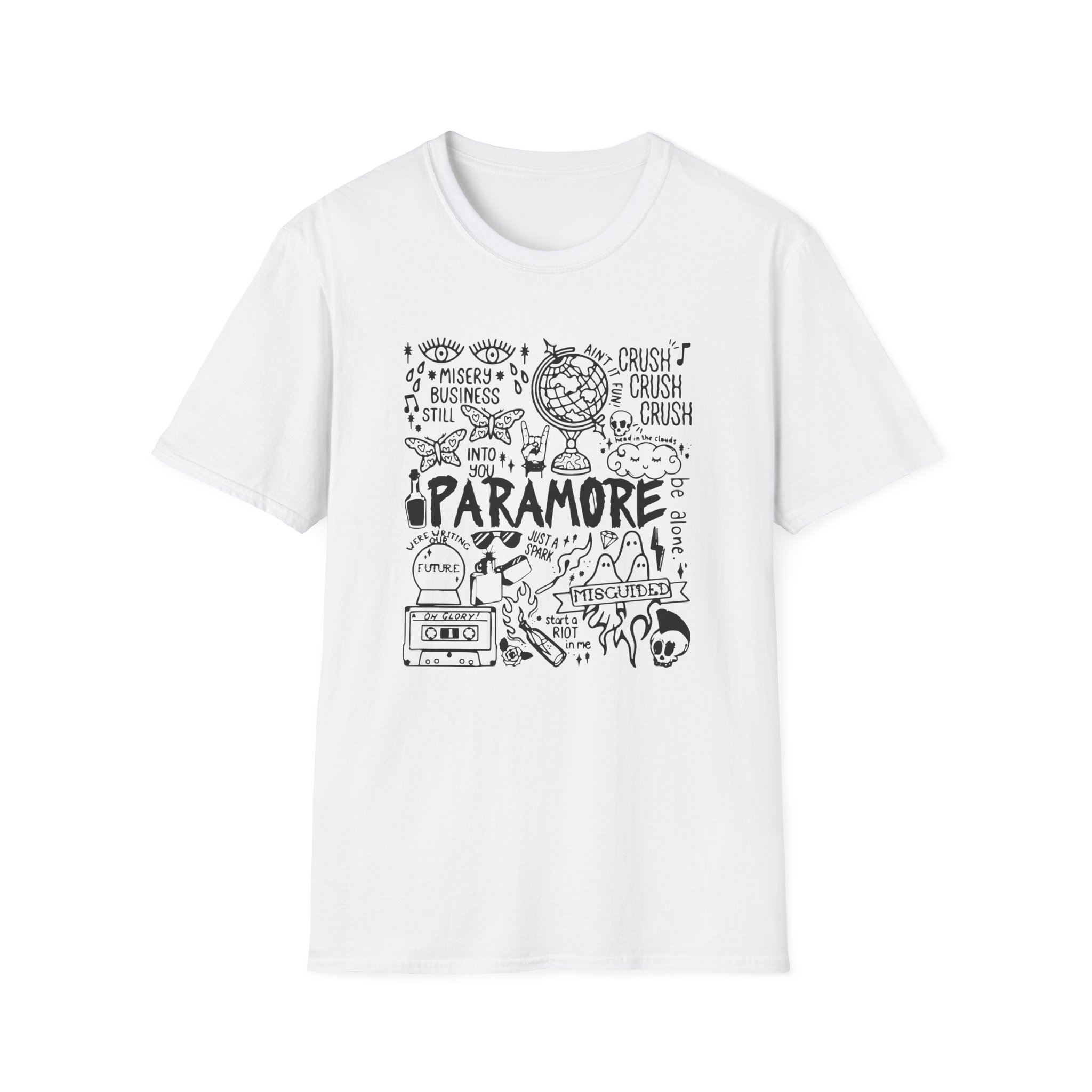 Hayley Willians Camiseta Paramore Emo Rock Unisex Softstyle T-Shirt
