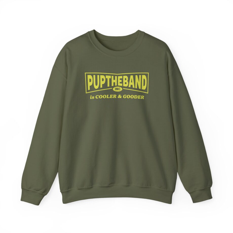 Puptheband Inc. Is Cooler & Gooder Unisex Heavy Blend Crewneck Sweatshirt
