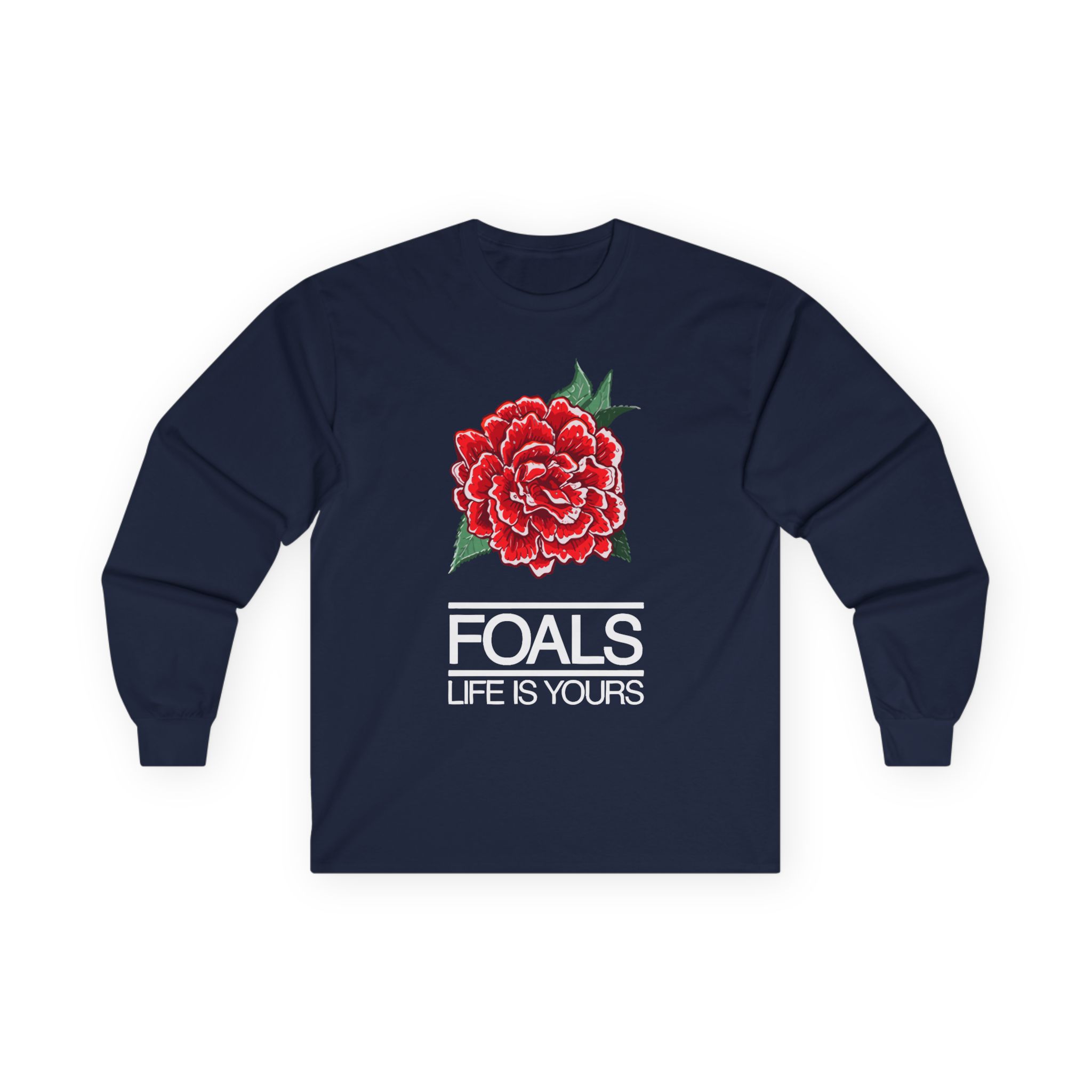 Foals Red Rose Unisex Ultra Cotton Long Sleeve Tee