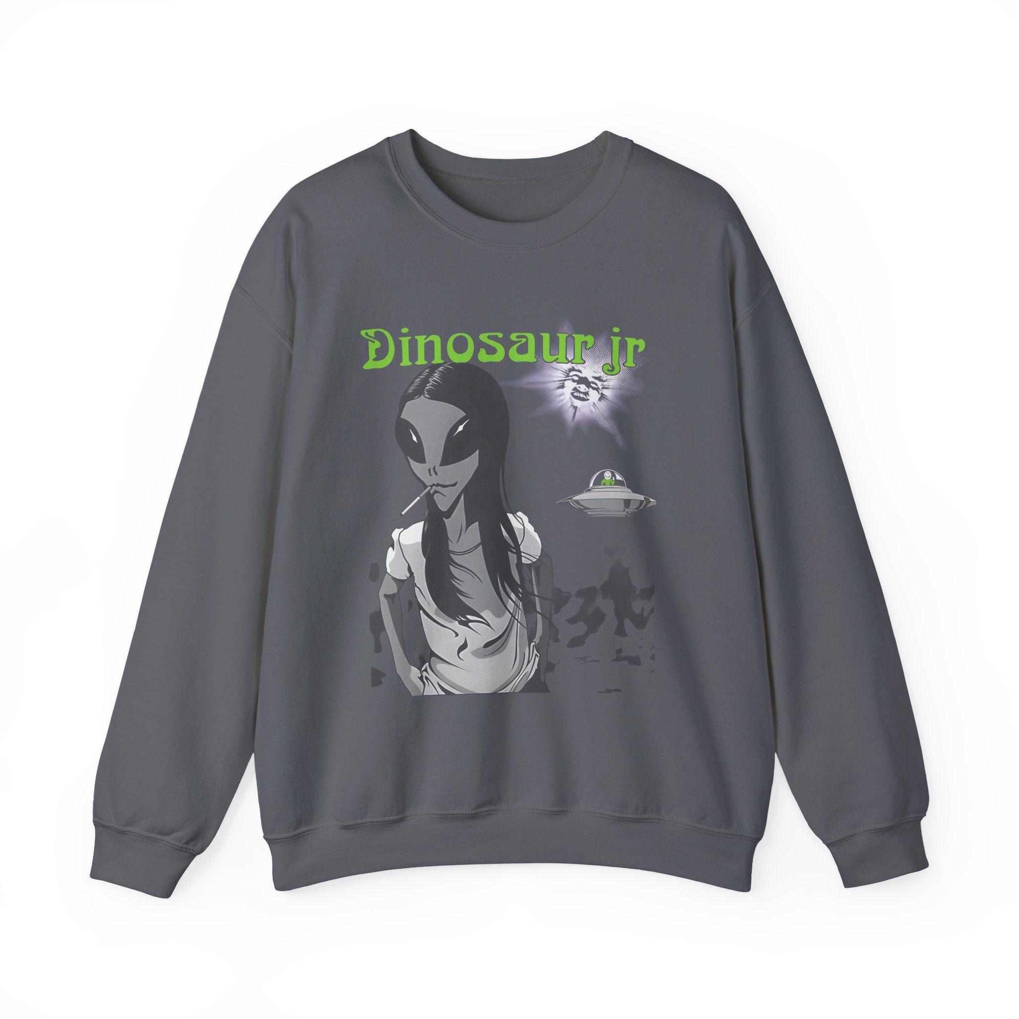 Dinosaur Jr Alien Unisex Heavy Blendâ„¢ Crewneck Sweatshirt