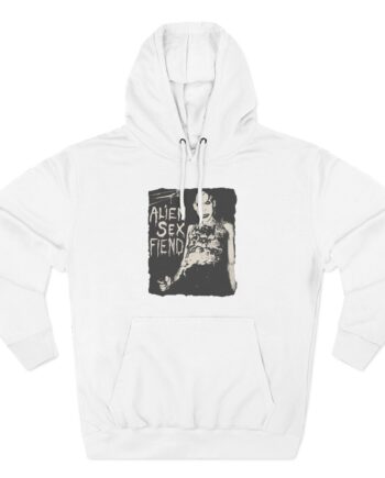 Alien Sex Fiend Nik Fiend Three-Panel Fleece Hoodie