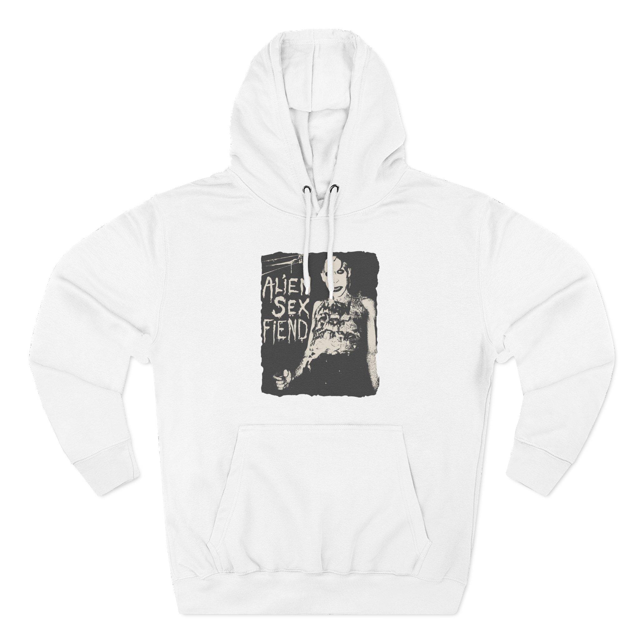 Alien Sex Fiend Nik Fiend Three-Panel Fleece Hoodie