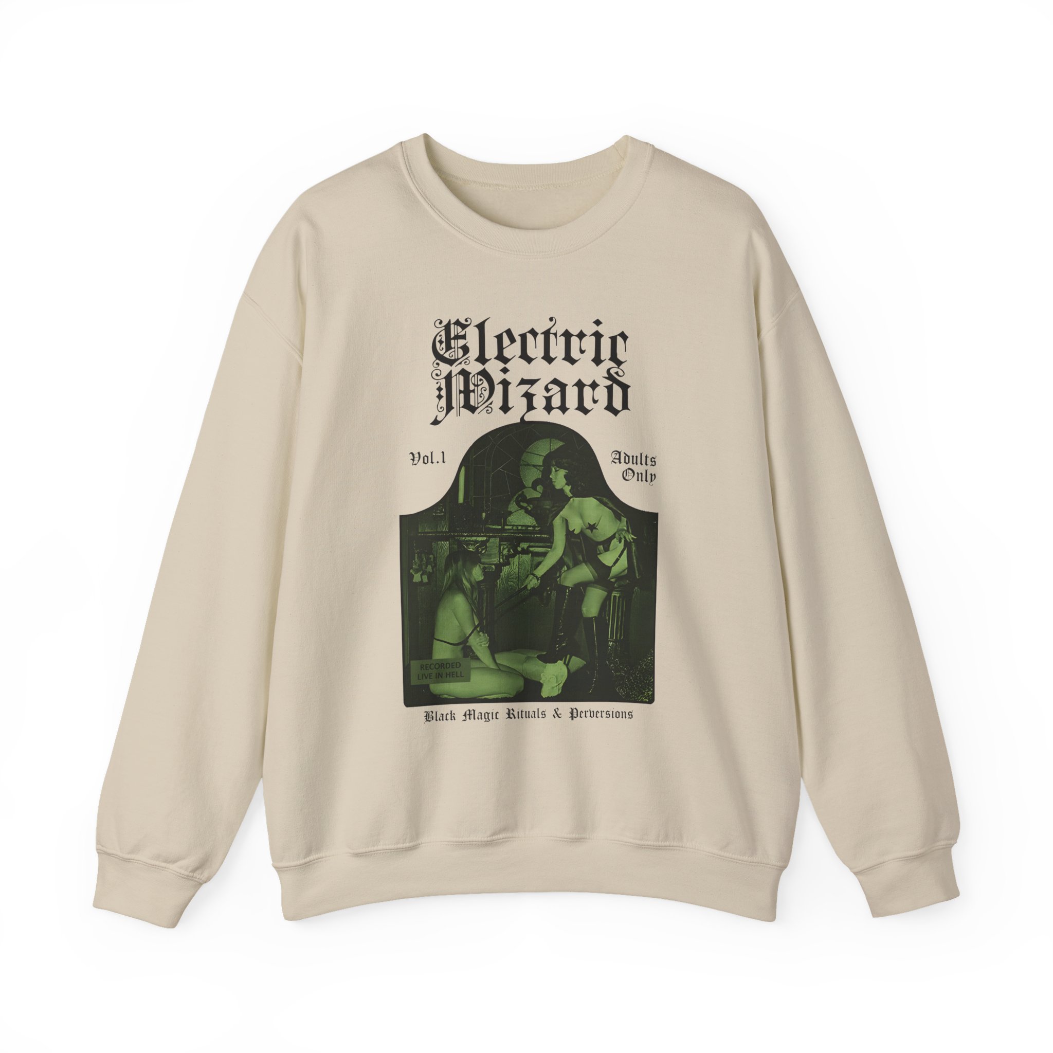 Electric Wizard Black Magic Rituals & Perversions Unisex Heavy Blendâ„¢ Crewneck Sweatshirt