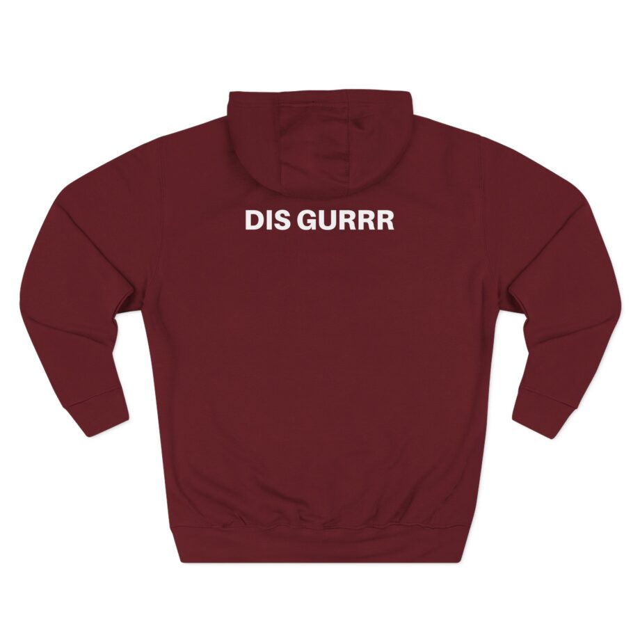 Shawty Bae Diss Gurrr Anniversary Three-Panel Fleece Hoodie