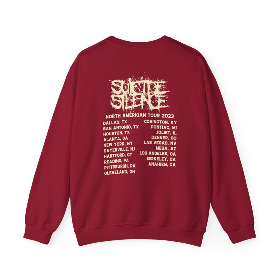 Suicide Silence Rymd Cover Tour 2023 Unisex Heavy Blend™ Crewneck Sweatshirt
