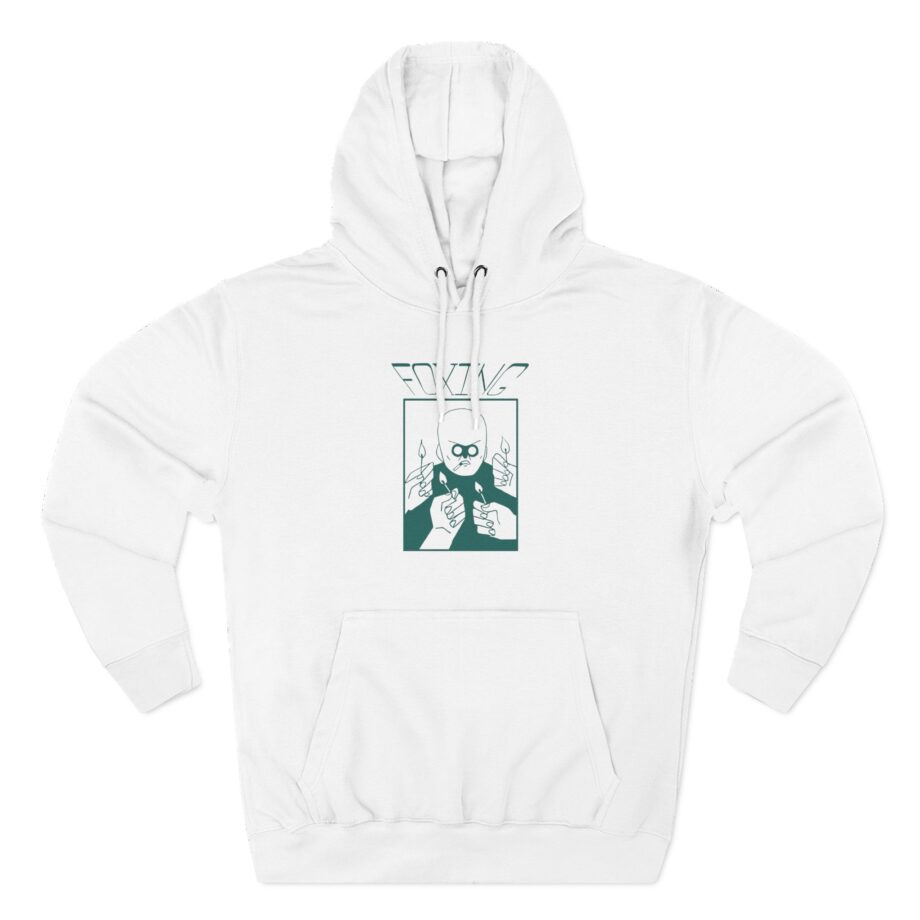 Foxing Cigman Three-Panel Fleece Hoodie