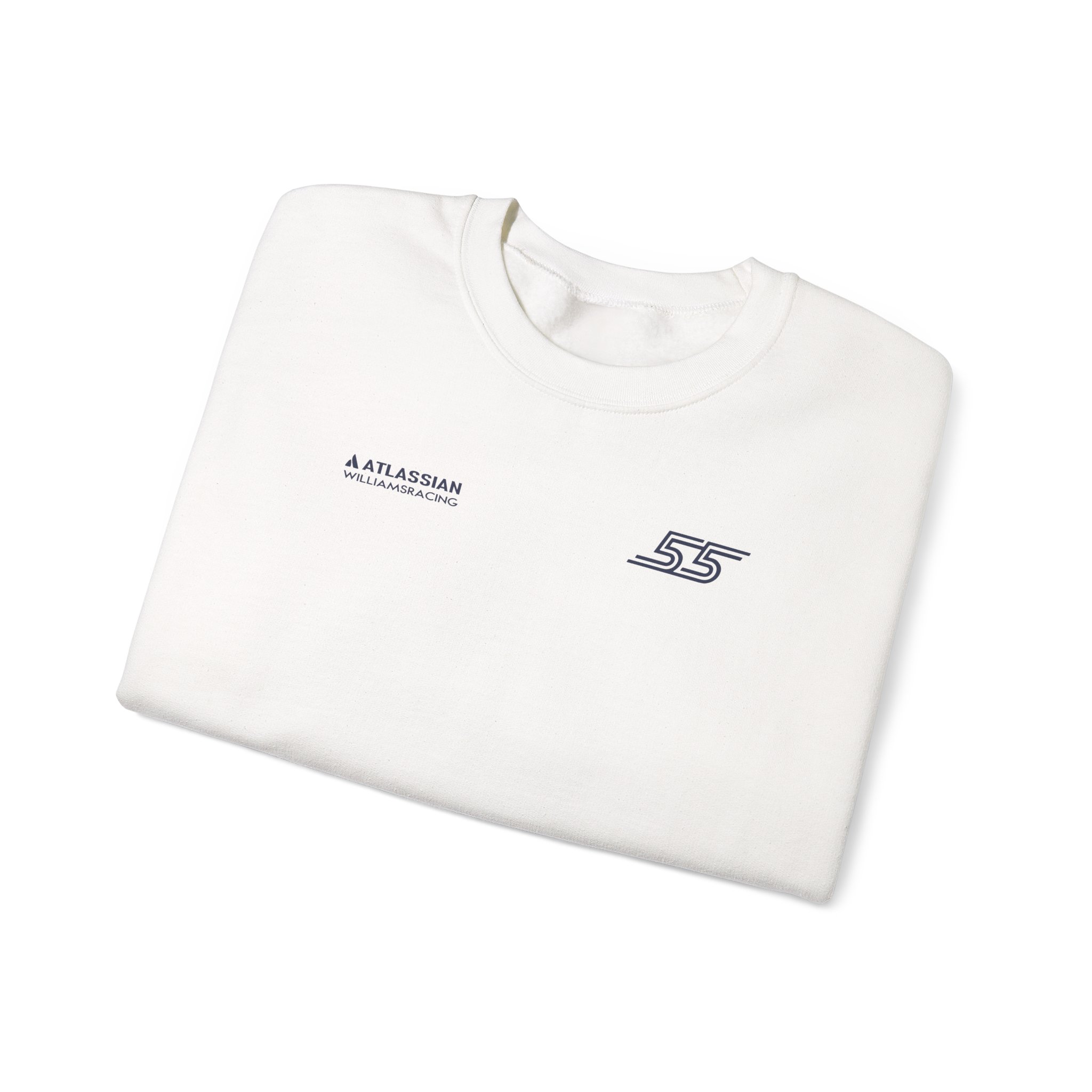 Carlos Sainz Atlassian Williams Racing Unisex Heavy Blendâ„¢ Crewneck Sweatshirt