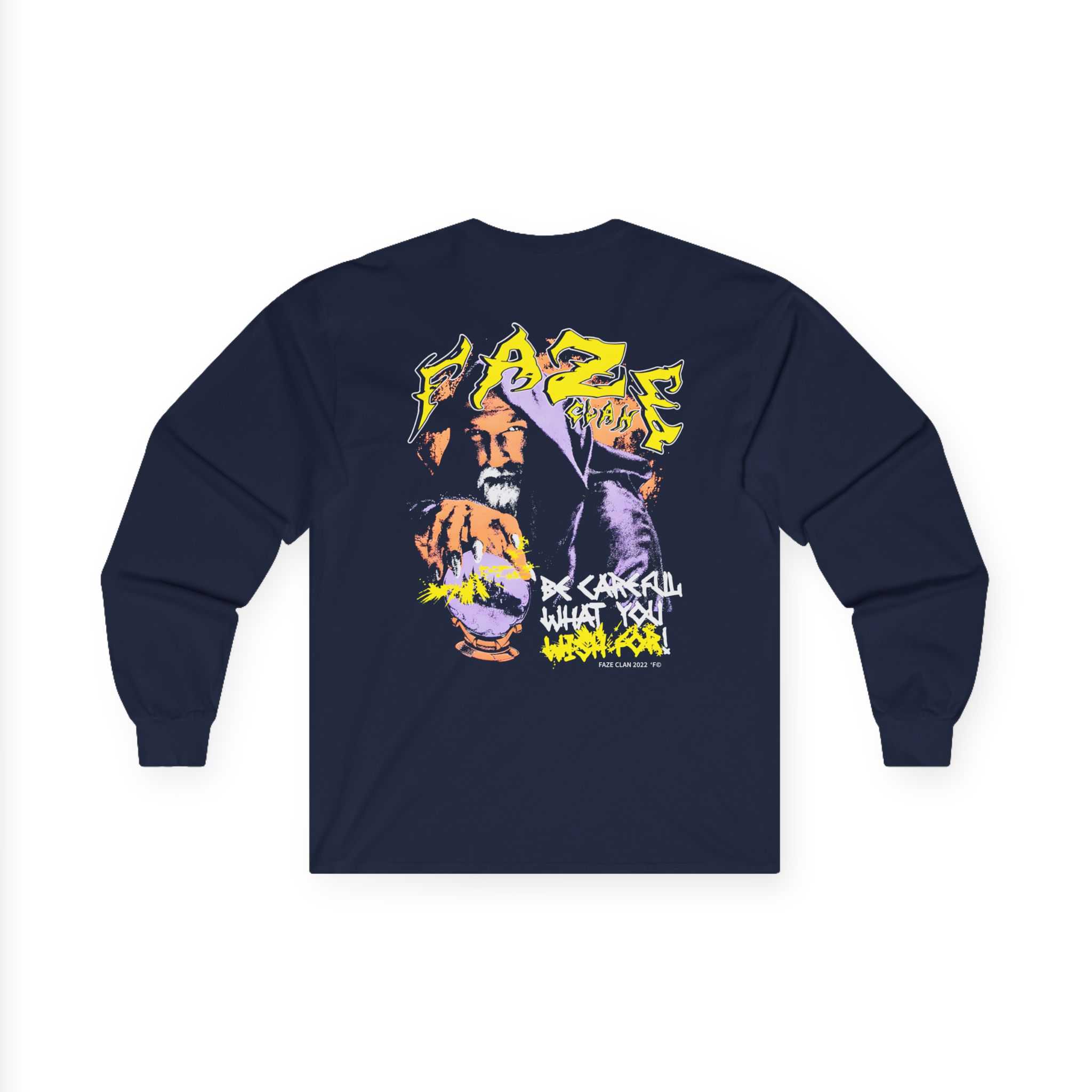 Faze Clan Be Careful What You Wish for Wizard Unisex Ultra Cotton Long Sleeve Tee