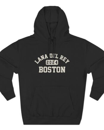 Lanadelrey Three-Panel Fleece Hoodie