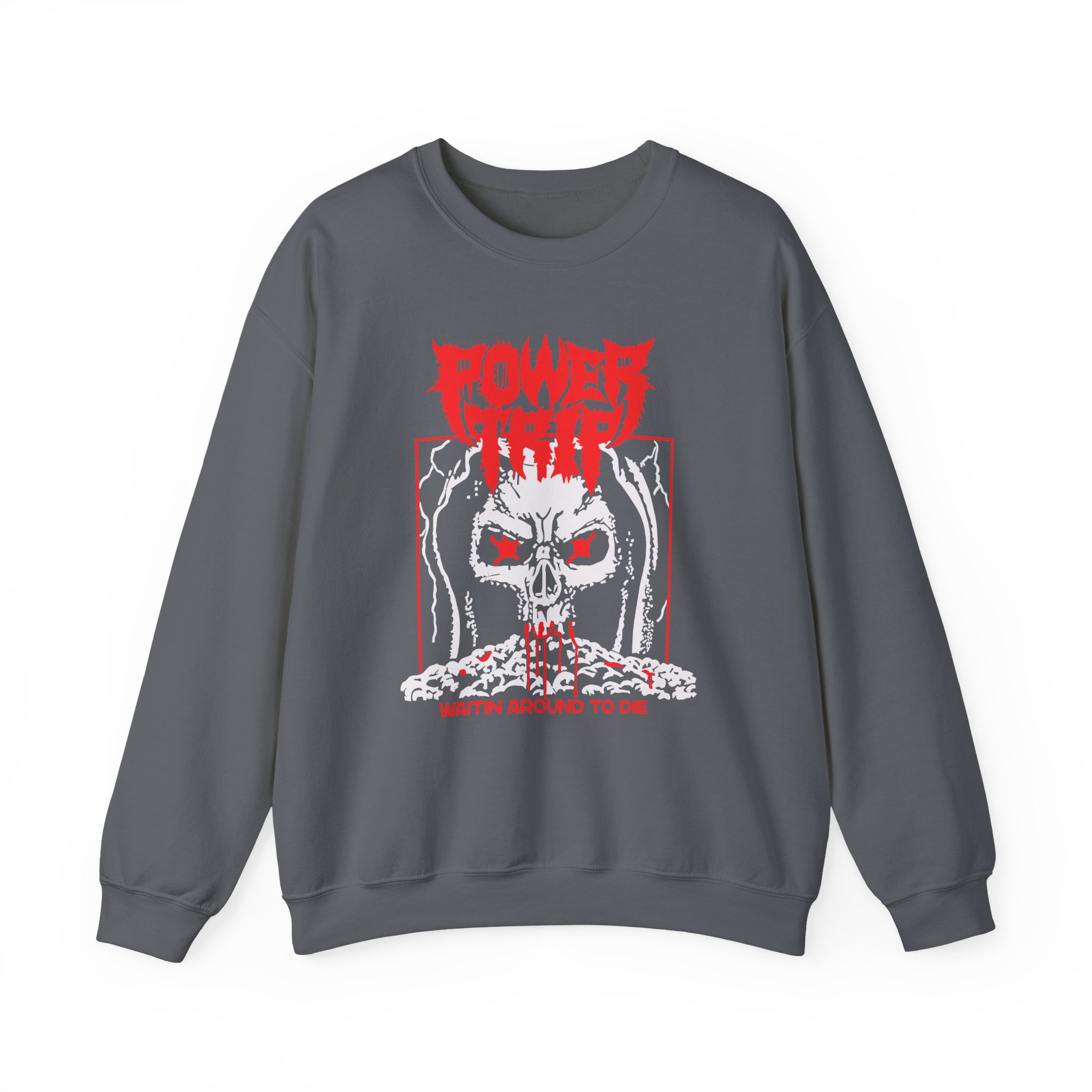 Power Trip Waiting Unisex Heavy Blendâ„¢ Crewneck Sweatshirt
