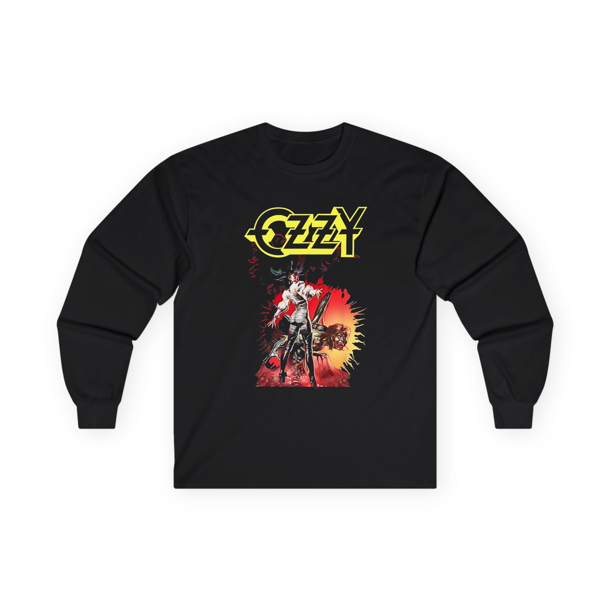 Ozzy Osbourne Ultimate Sunburst Vintage Unisex Ultra Cotton Long Sleeve Tee