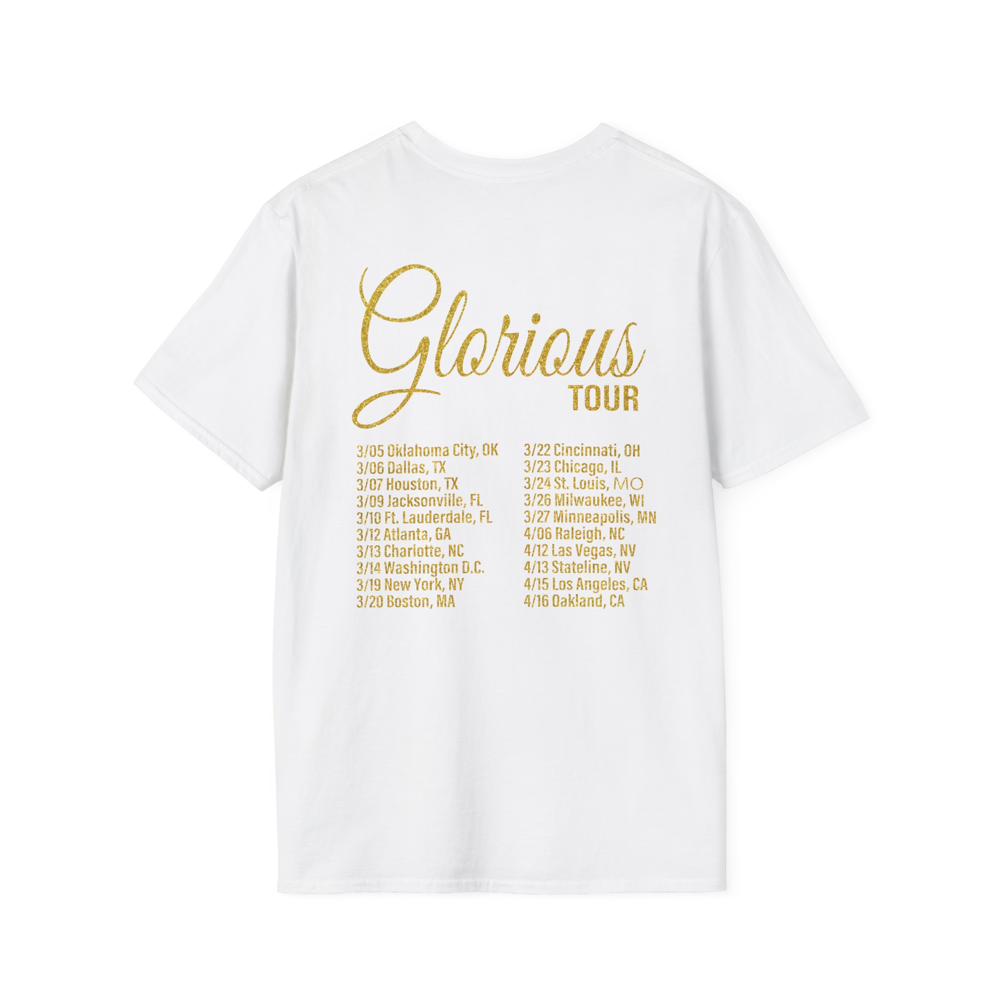 Glorilla Glorious Tour Unisex Softstyle T-Shirt