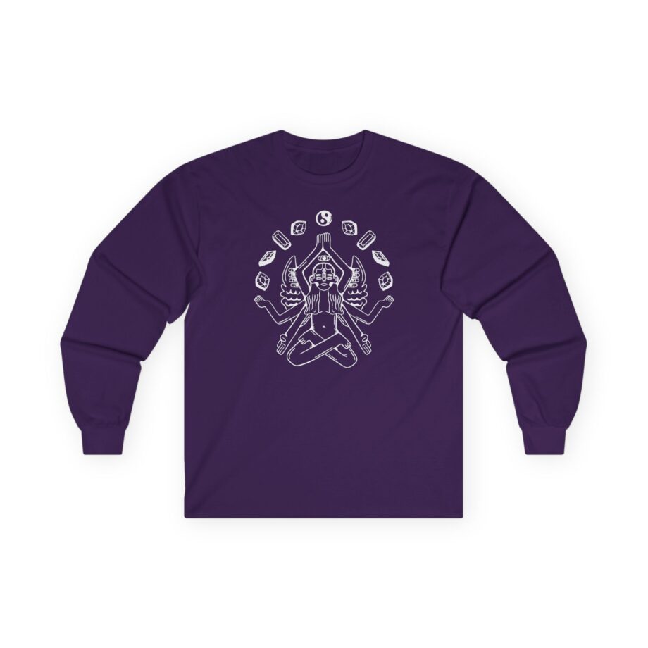 Zingara Lotus Unisex Ultra Cotton Long Sleeve Tee