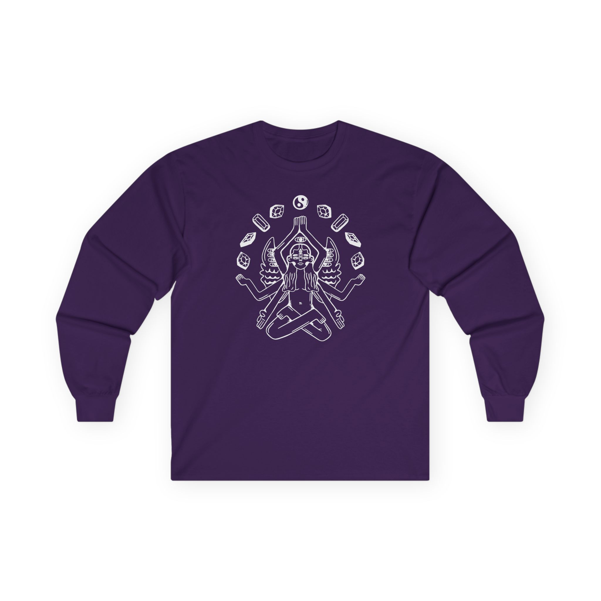 Zingara Lotus Unisex Ultra Cotton Long Sleeve Tee