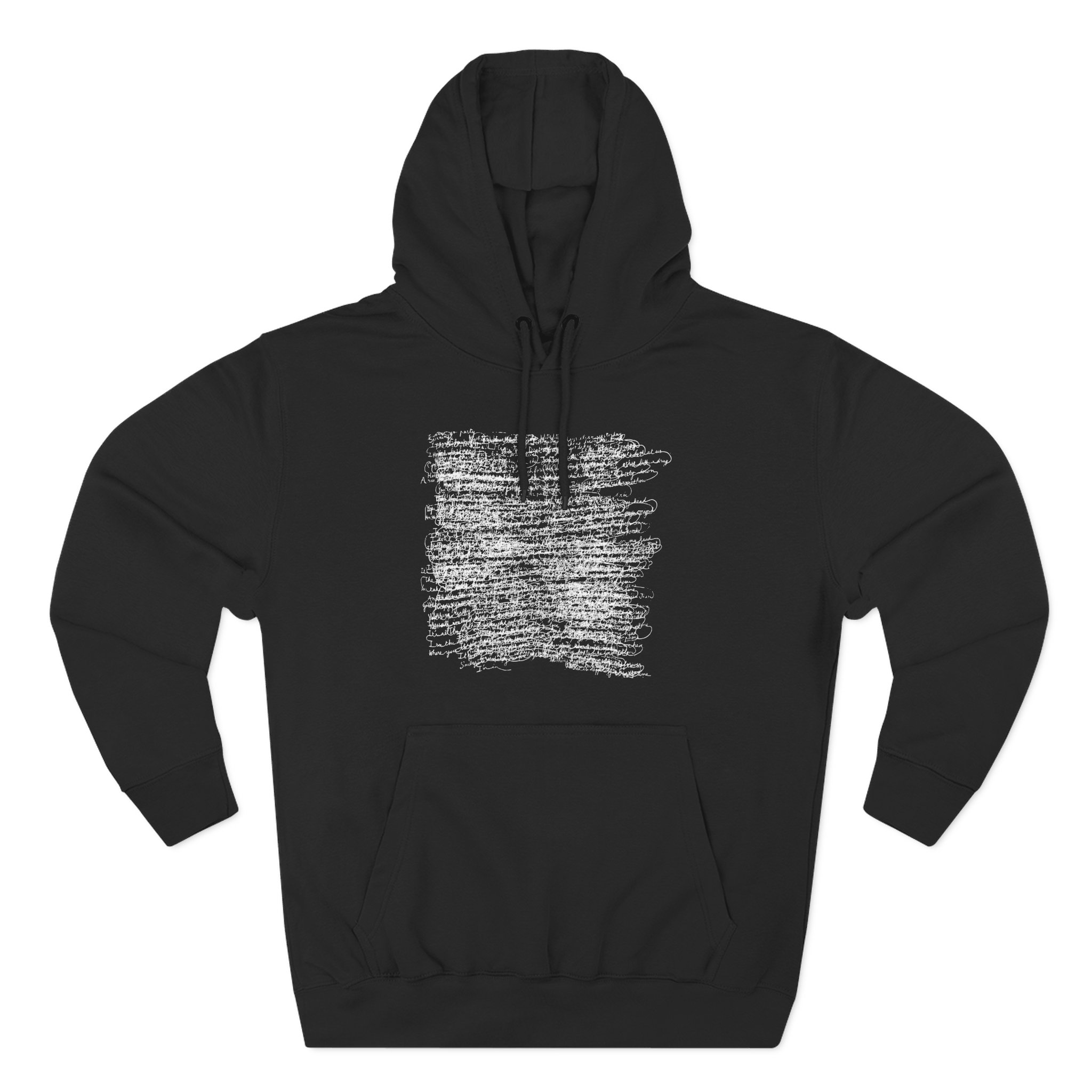 Tom Odell Scribble Three-Panel Fleece Hoodie