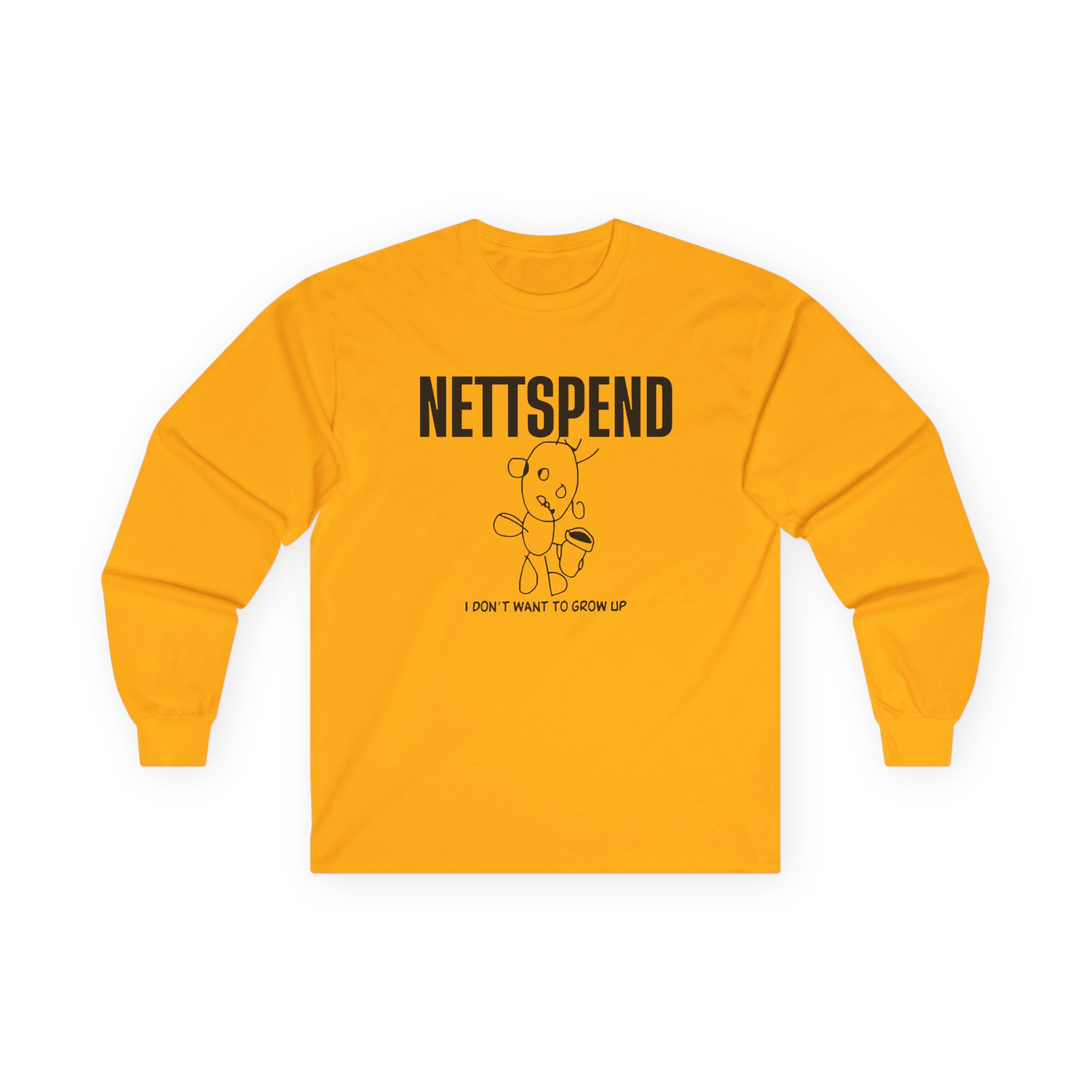 Nettspend I Dont Want to Grow Up Unisex Ultra Cotton Long Sleeve Tee