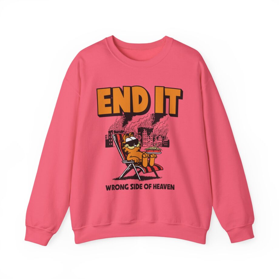 End It Garfield Unisex Heavy Blend™ Crewneck Sweatshirt