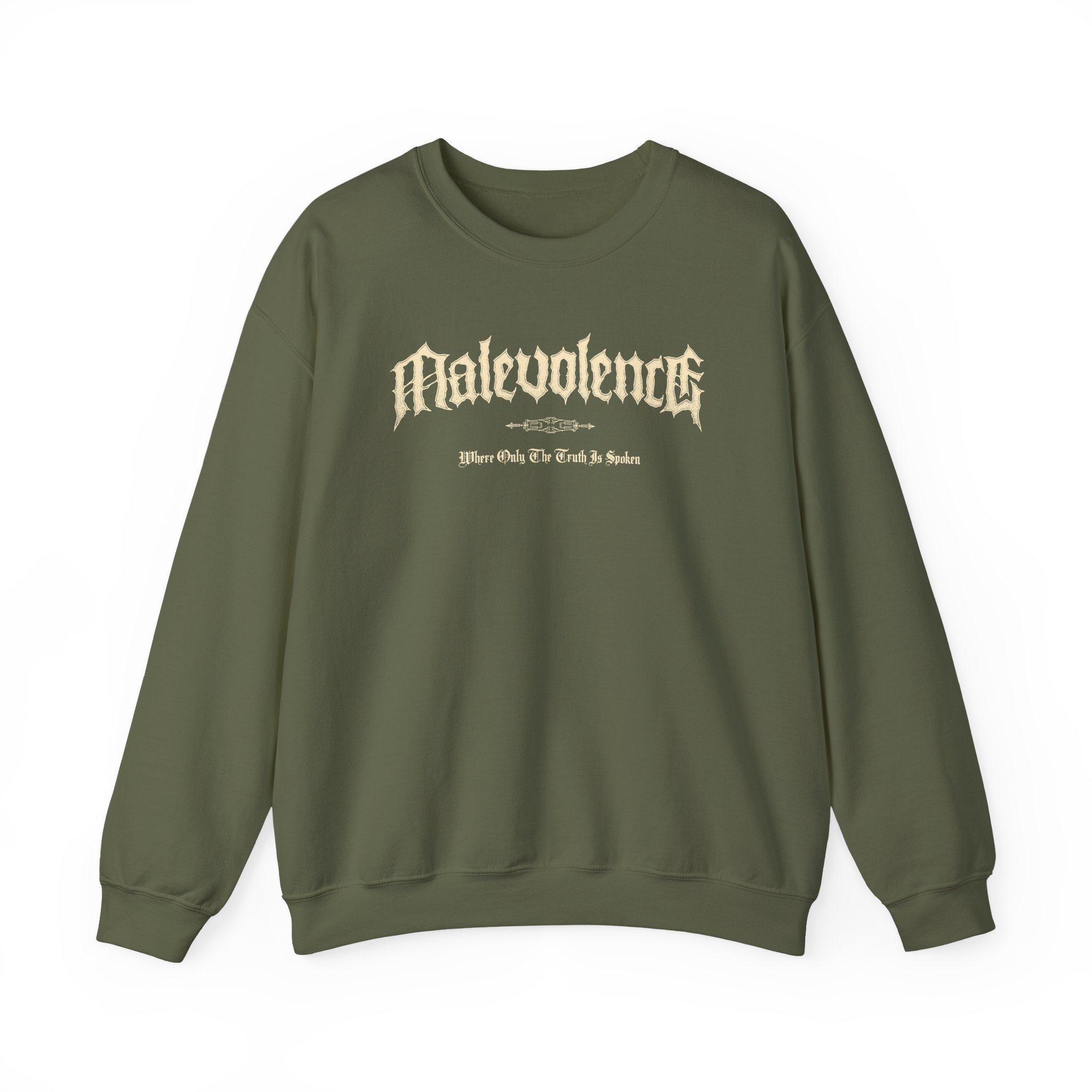 Malevolence Where Only the Truth is Spoken Unisex Heavy Blend Crewneck Sweatshirt