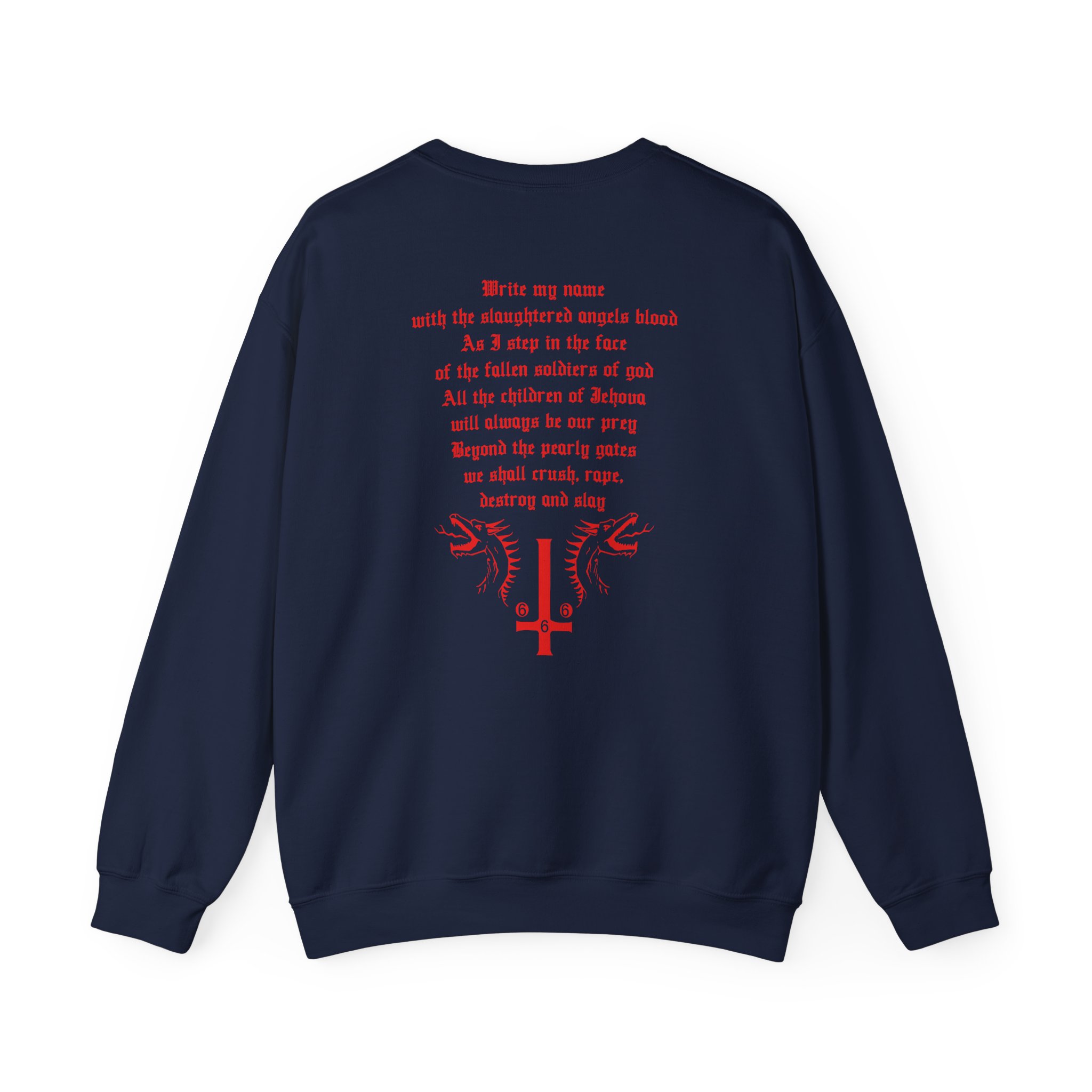 Marduk Demon With Wings Unisex Heavy Blendâ„¢ Crewneck Sweatshirt