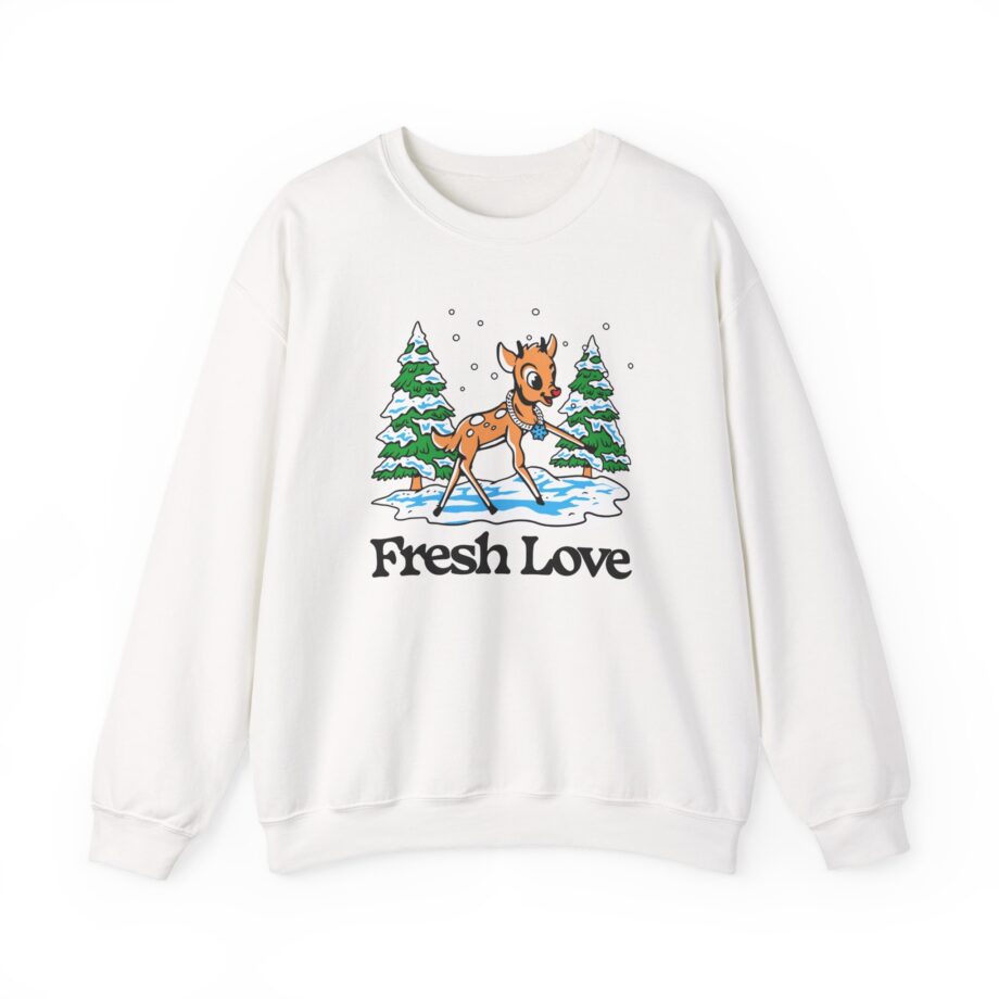 Fresh Love Snow Dough Unisex Heavy Blend™ Crewneck Sweatshirt