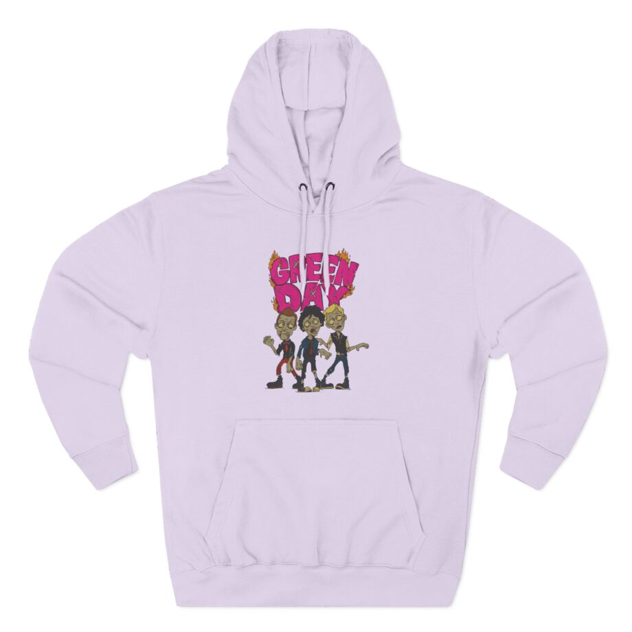 Green Day Walking Green Day Zombie Three-Panel Fleece Hoodie