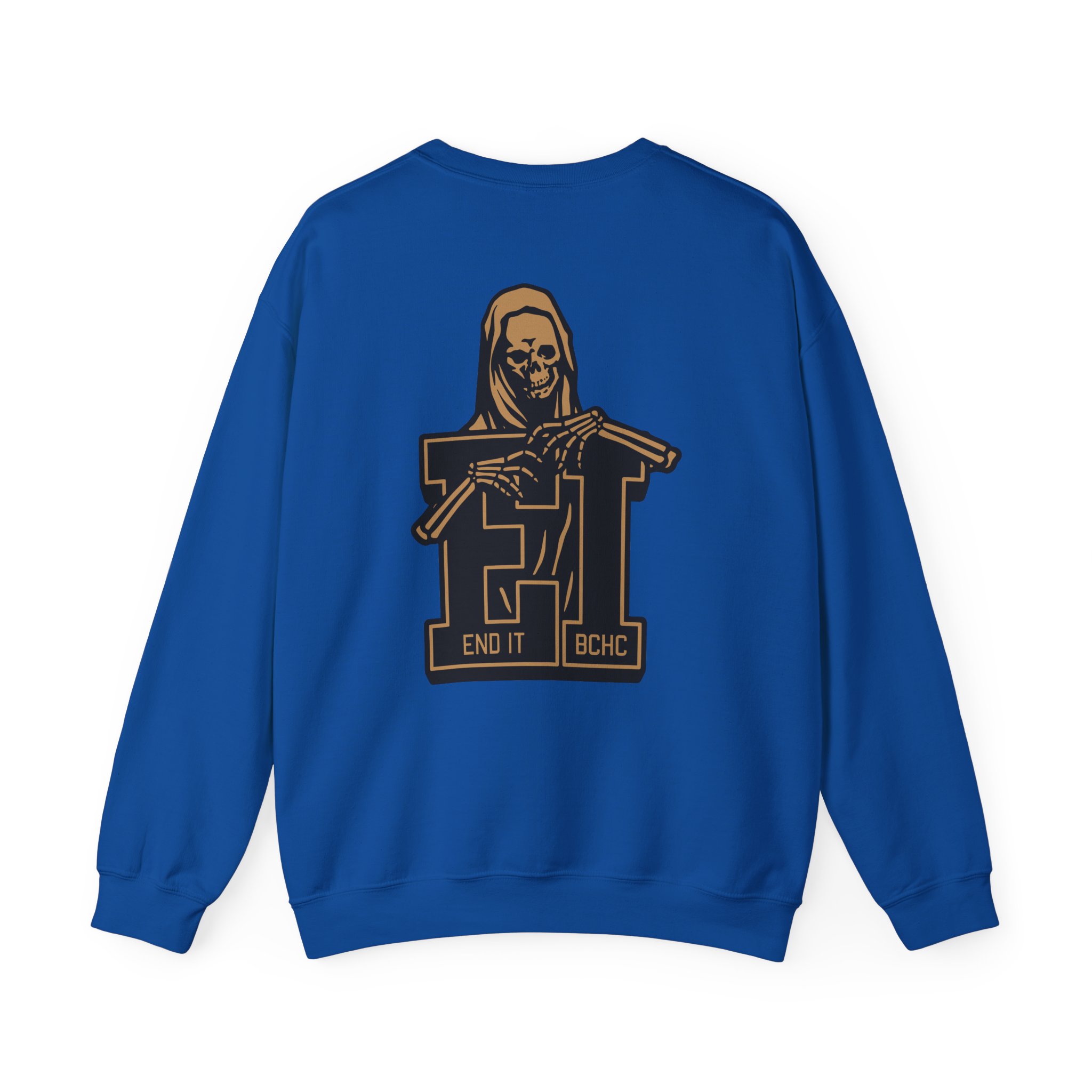 End It Bchc Reaper Emblem Unisex Heavy Blendâ„¢ Crewneck Sweatshirt