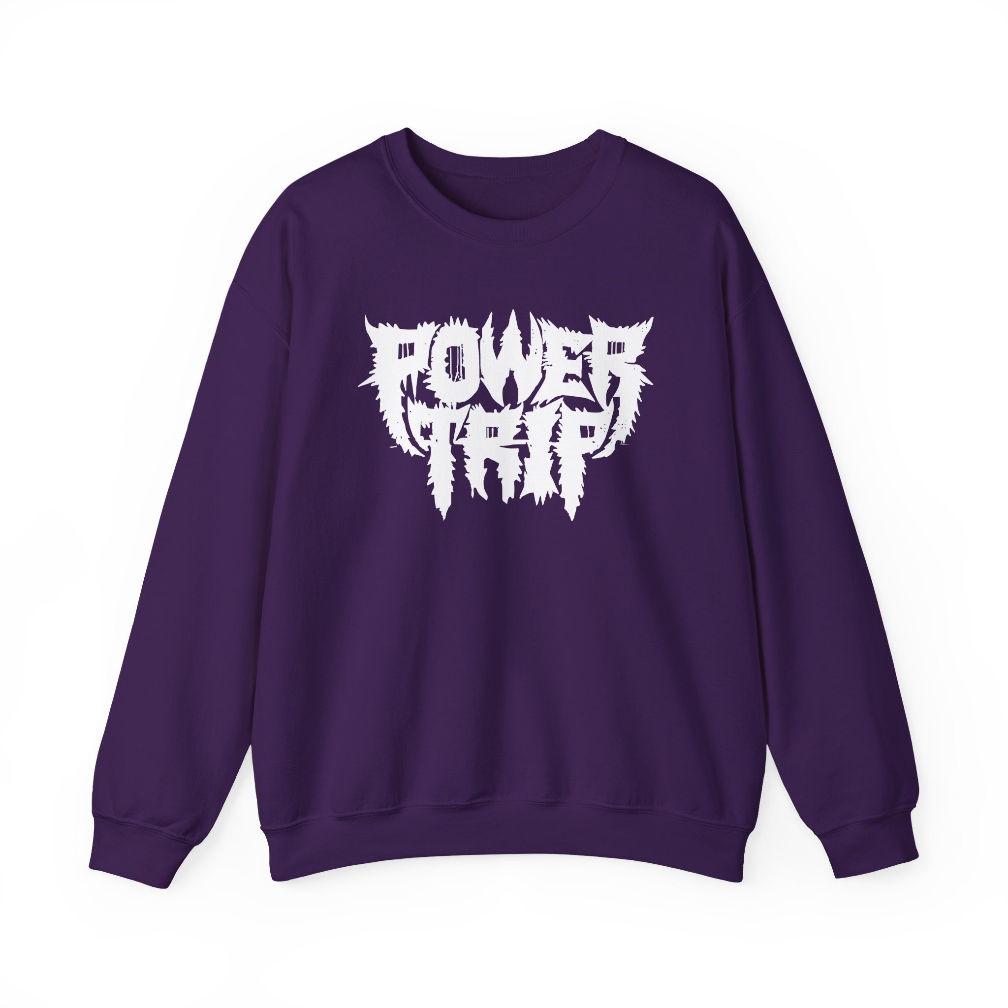Power Trip Skull Unisex Heavy Blendâ„¢ Crewneck Sweatshirt