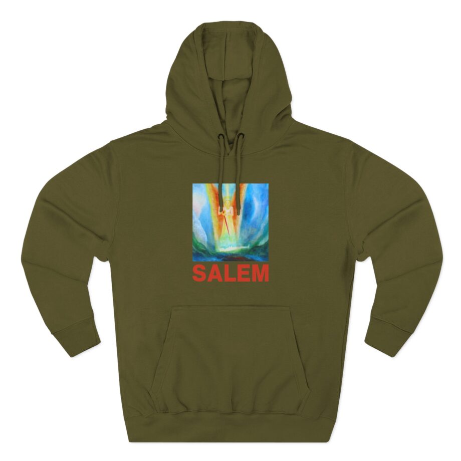 Salem Fires in Heaven Three-Panel Fleece Hoodie