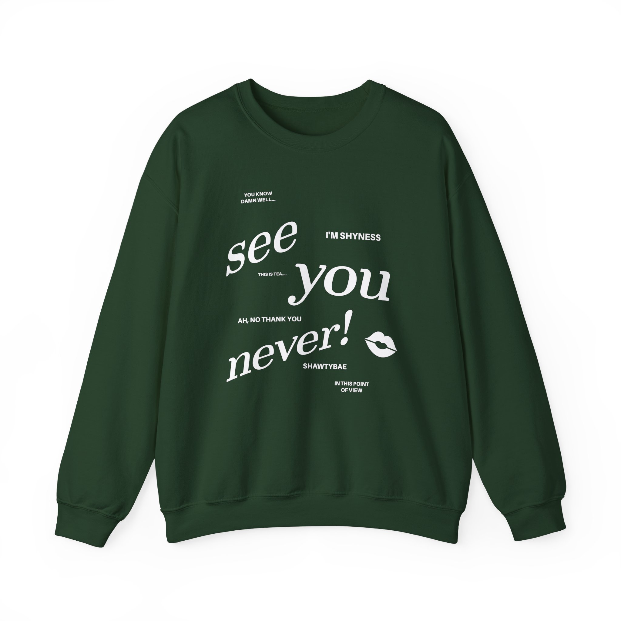 Shawty Bae Diss Gurrr Anniversary Unisex Heavy Blendâ„¢ Crewneck Sweatshirt