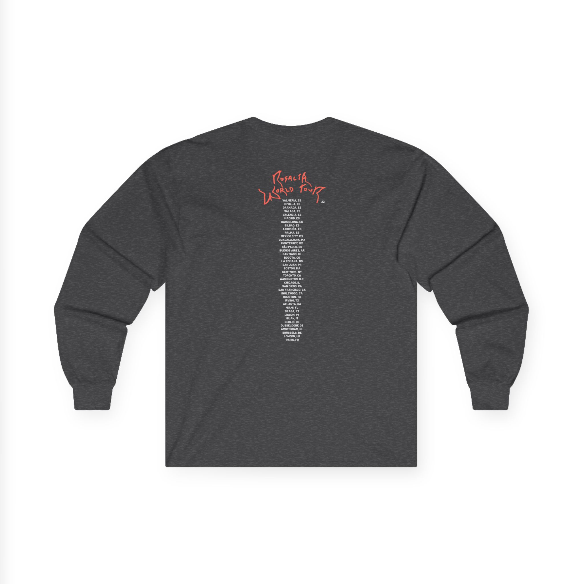 Rosalia World Tour Unisex Ultra Cotton Long Sleeve Tee