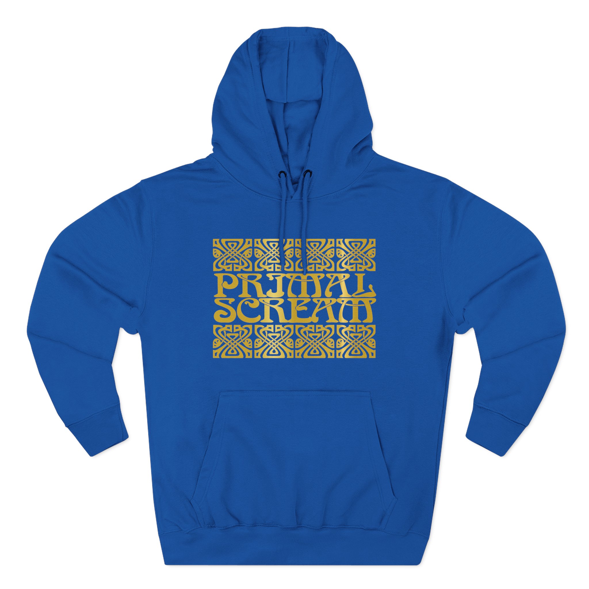 Primal Scream Black & Gold Deco Three-Panel Fleece Hoodie