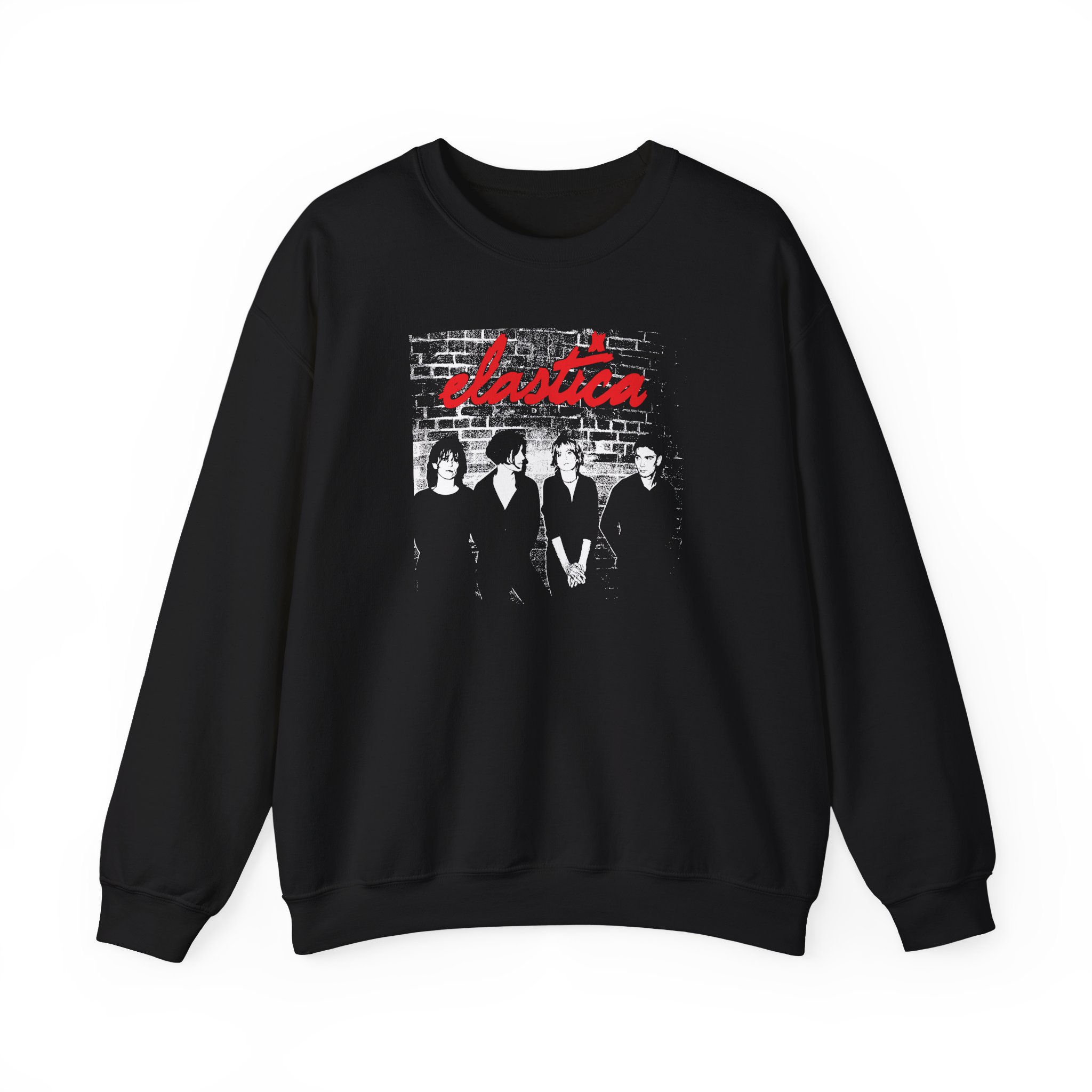 Elastica Cd Album 1995 Unisex Heavy Blendâ„¢ Crewneck Sweatshirt