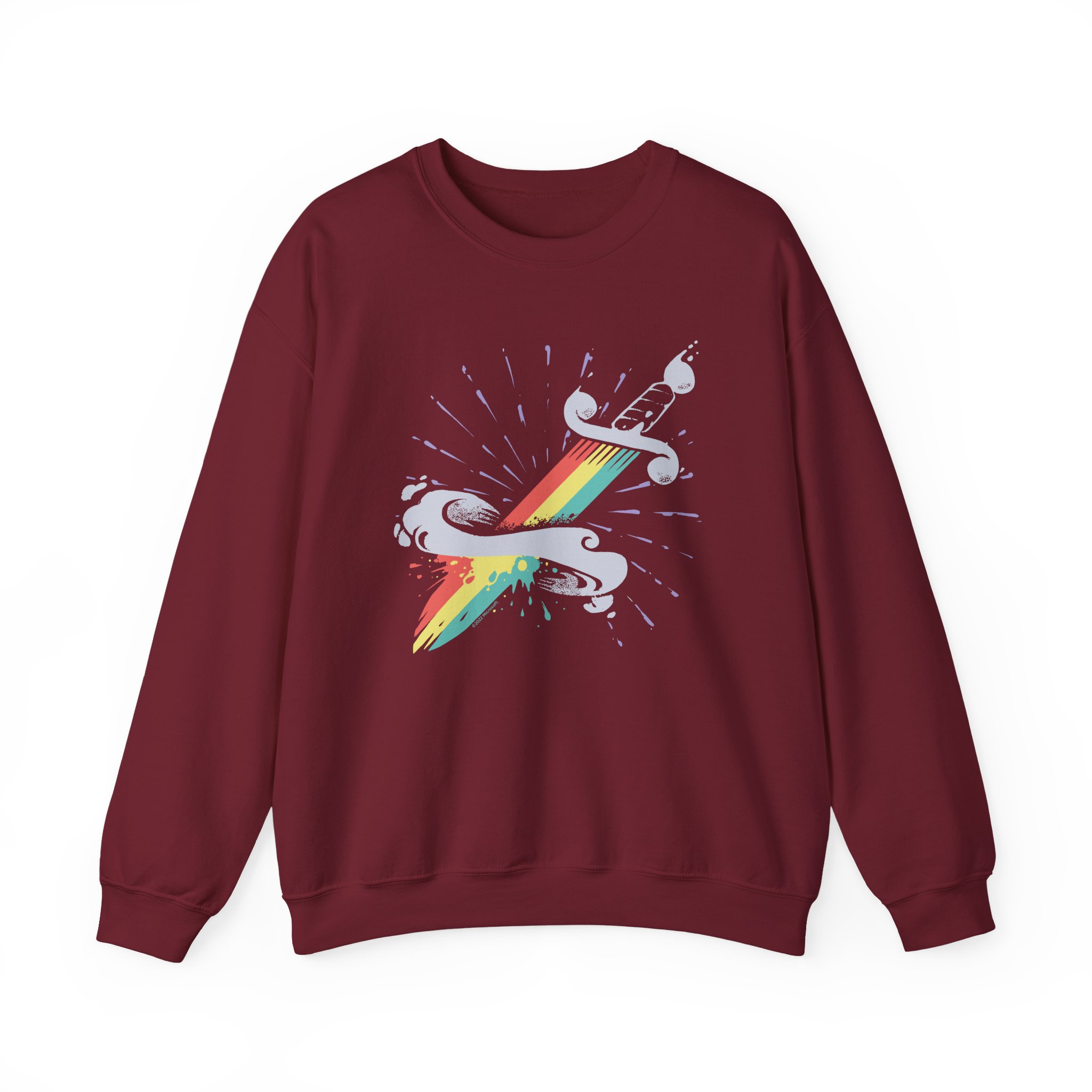 Grounded Willow Sad Stab Unisex Heavy Blendâ„¢ Crewneck Sweatshirt