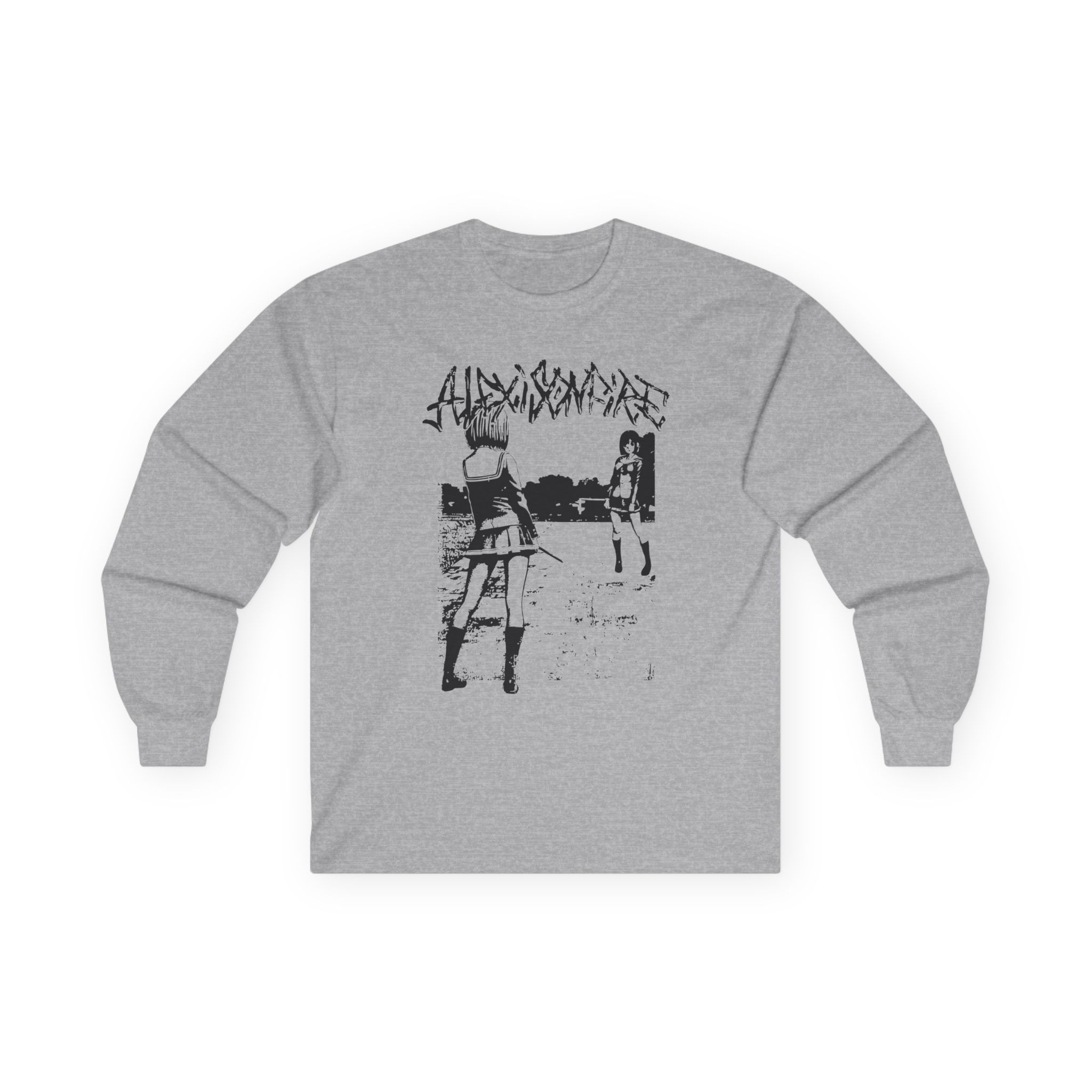Alexisonfire Anime Knife Fight Unisex Ultra Cotton Long Sleeve Tee