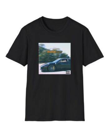 Larry June Orange Print Unisex Softstyle T-Shirt