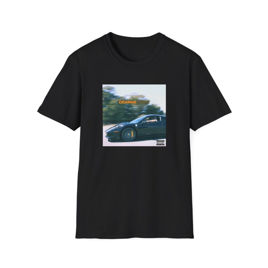 Larry June Orange Print Unisex Softstyle T-Shirt