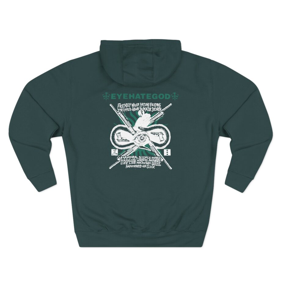 Eyehategod Disorders Not Elsewhere Classified Three-Panel Fleece Hoodie
